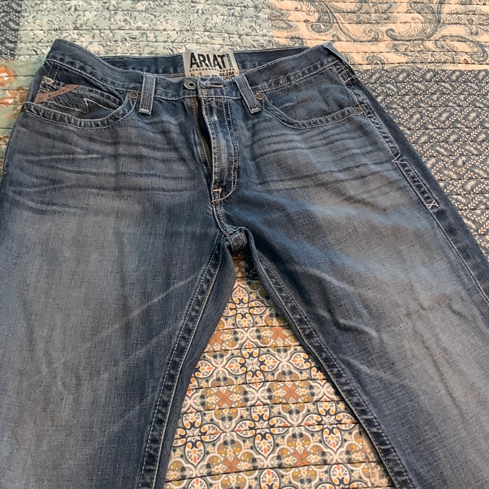 Mens Ariat M5 Slim Straight Jeans